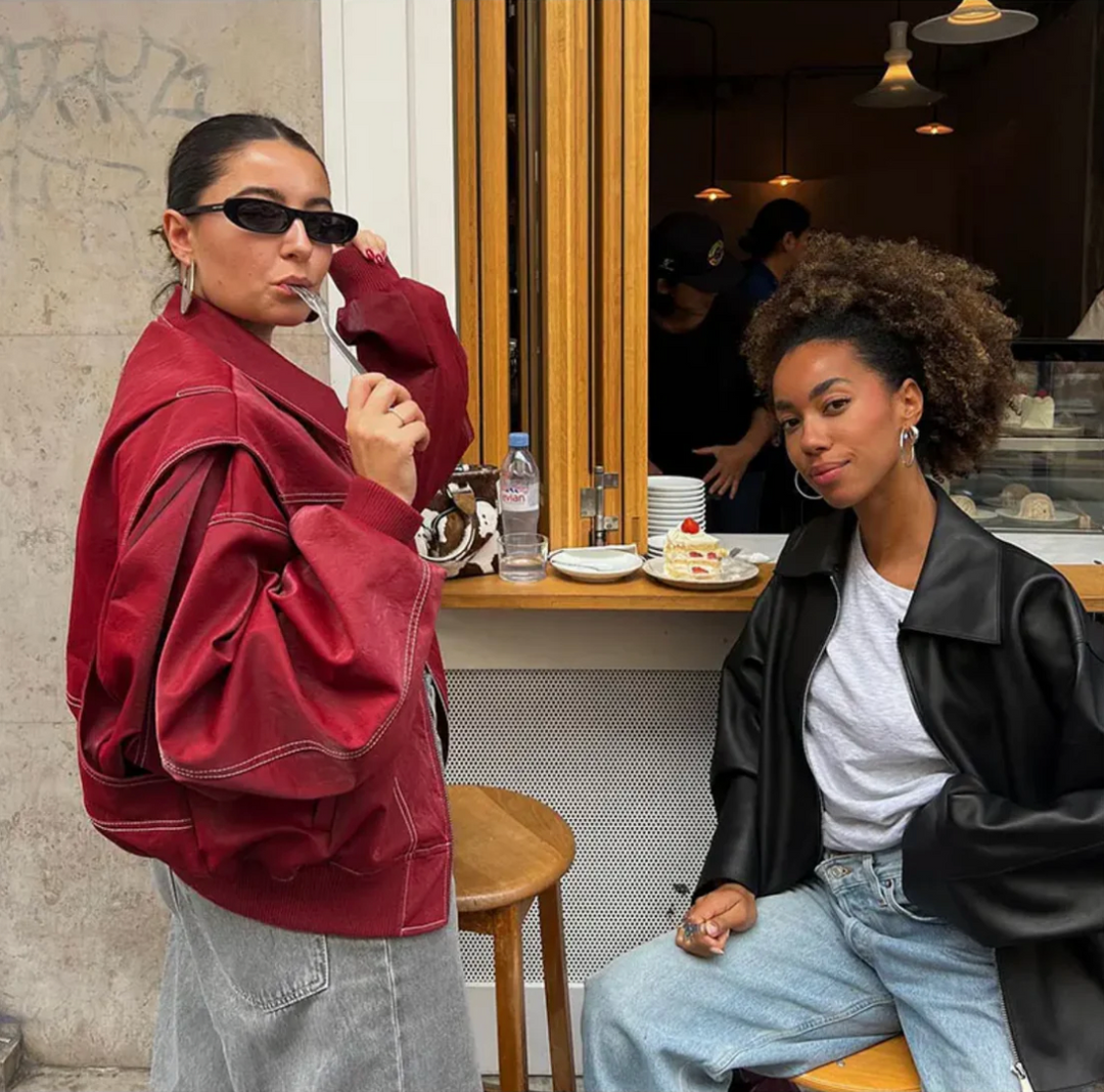 Moxie™ | Oversized Luxury Leather Jacket