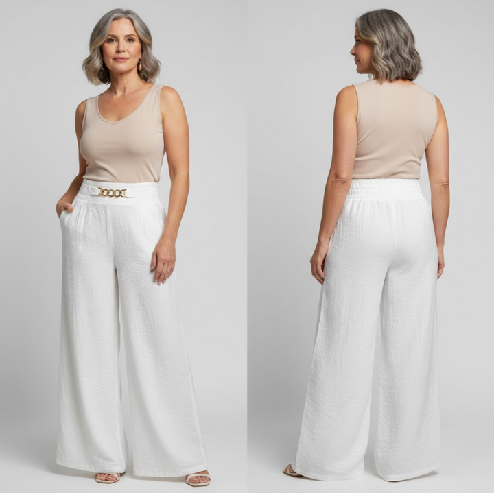 Évelyne™ — High-Waisted Wide Leg Sculpting Pants