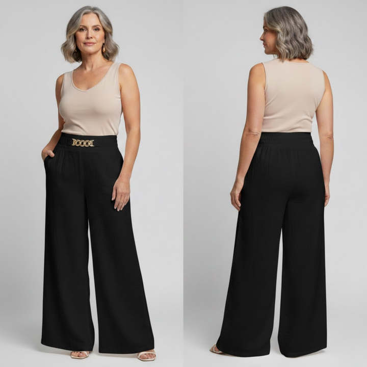 Évelyne™ — High-Waisted Wide Leg Sculpting Pants