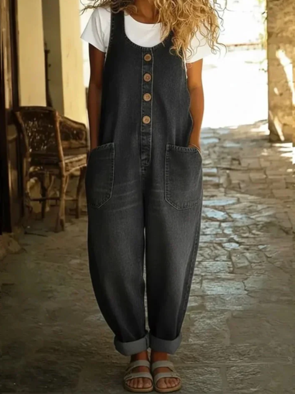 Saylor | Soft Denim Summer Playsuit