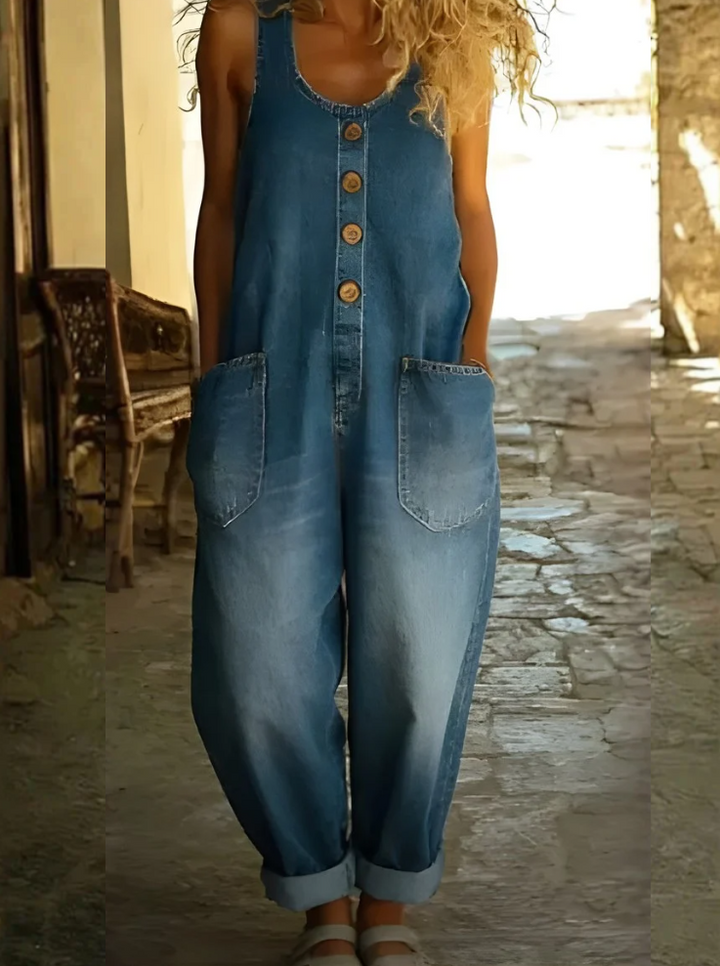 Saylor | Soft Denim Summer Playsuit