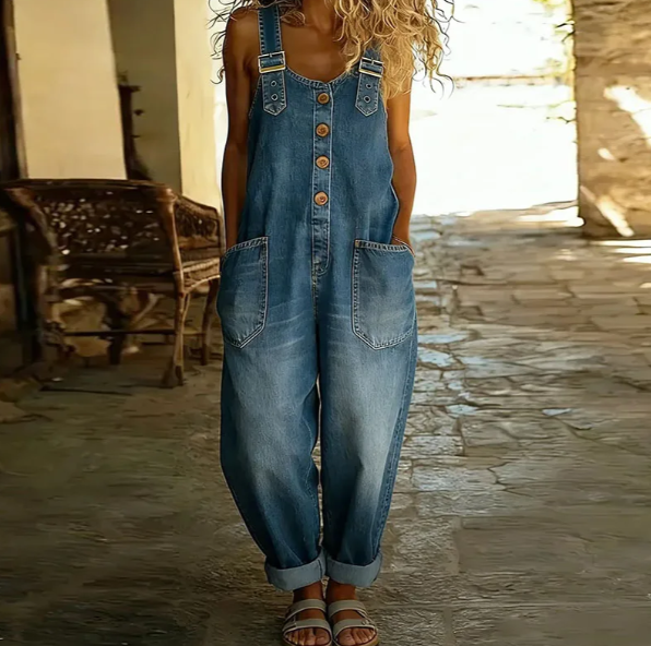 Saylor | Soft Denim Summer Playsuit
