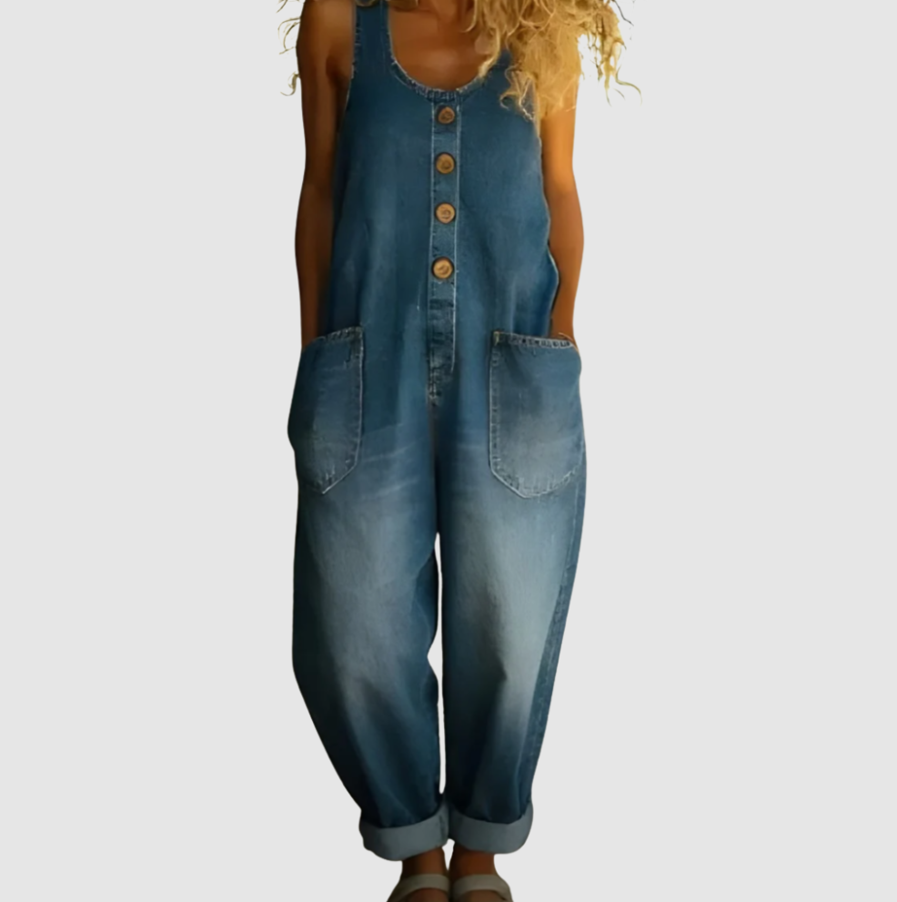 Saylor | Soft Denim Summer Playsuit