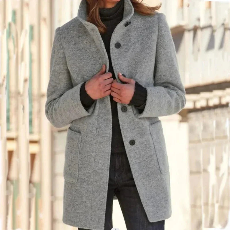 Annika™ | Stand Collar Luxury Retro Vest