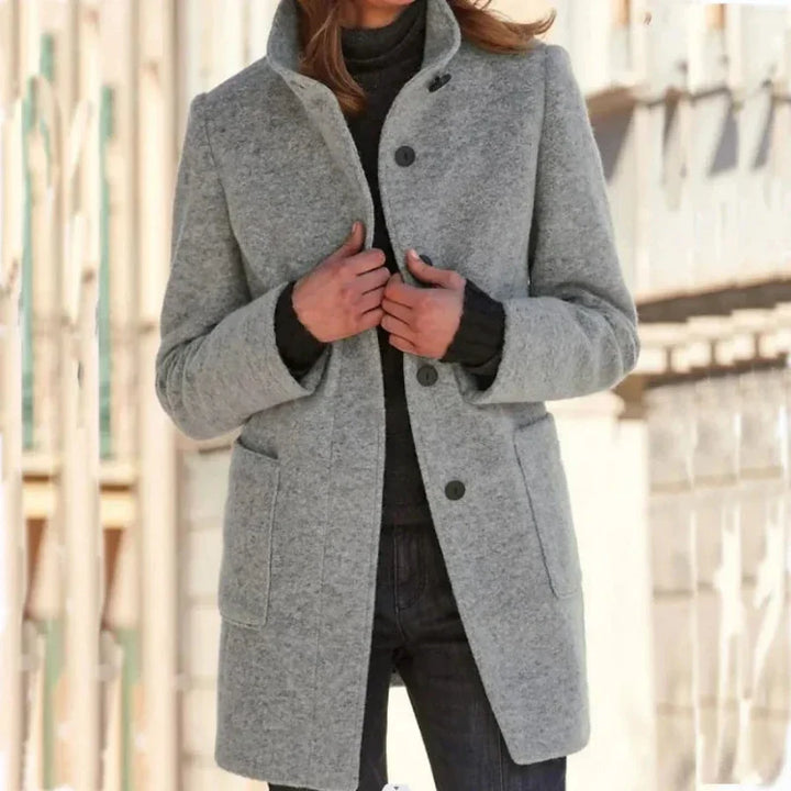 Annika™ | Stand Collar Luxury Retro Vest