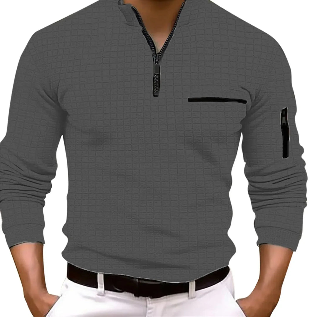 Antony | Men's Long Sleeve Quarter Zip Shirt