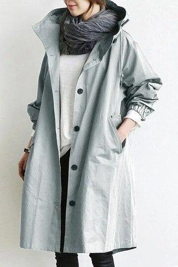 Nerys | Elegant and Water-Repellent Trench Coat