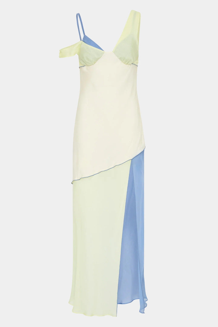 Lenora | Thames Splice Midi Dress