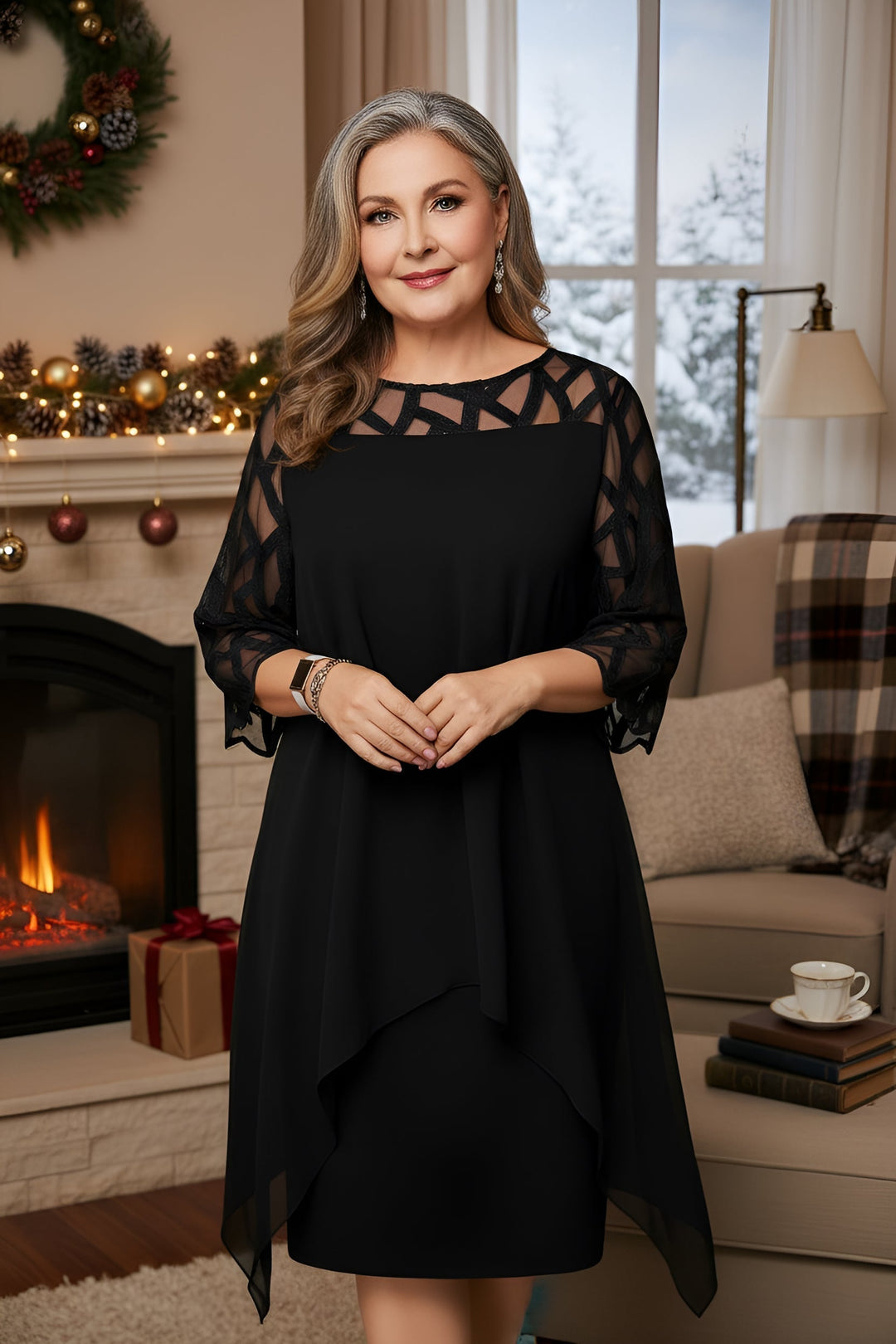 Isolde Lace Elegance Dress