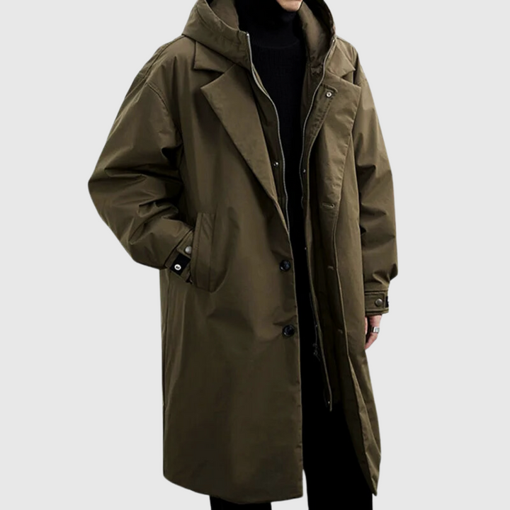 Robertson™ | Casual Large Size Windproof Long Coat