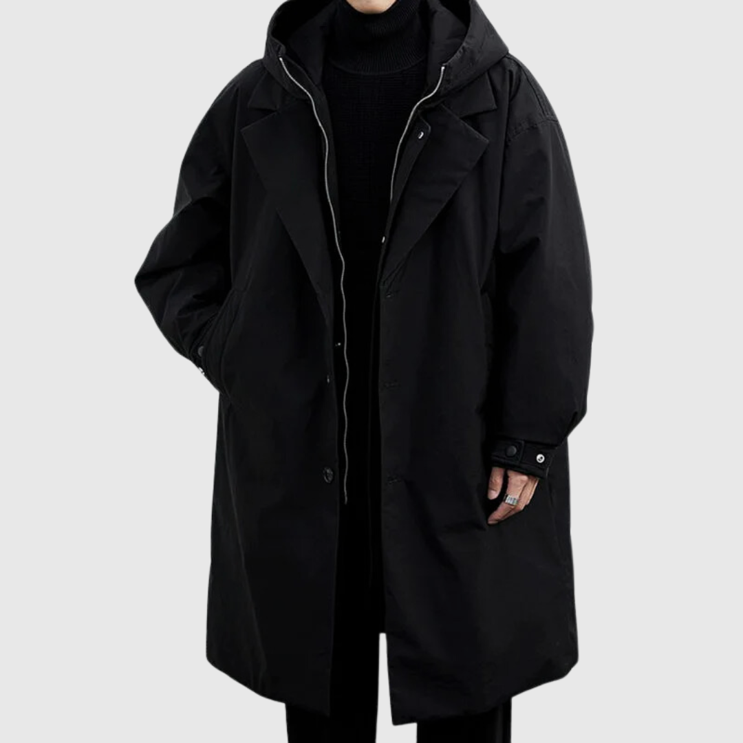 Robertson™ | Casual Large Size Windproof Long Coat