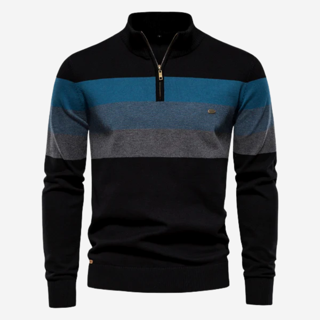 Terence™ | Sweater with zip up