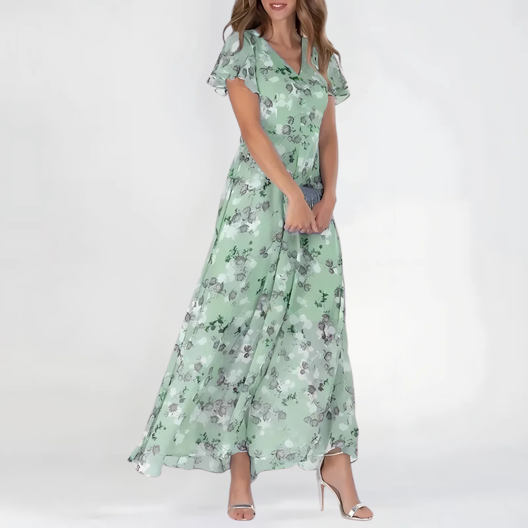 Yesha | Glamorous Tummy Flattering Dress