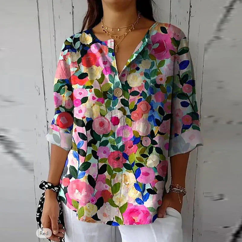 Mariz | Elegant Floral Blouse