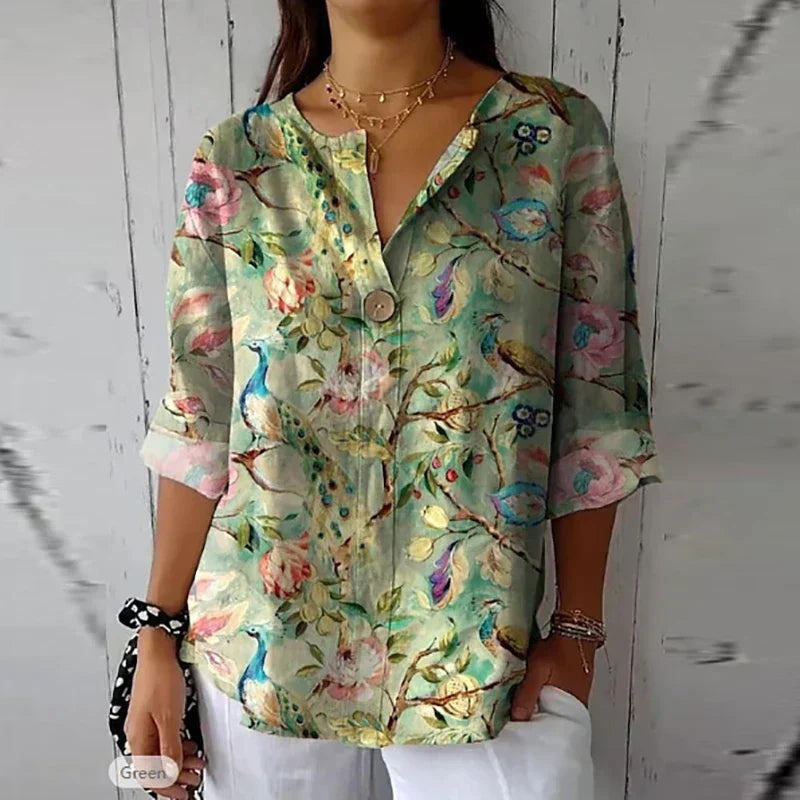 Mariz | Elegant Floral Blouse