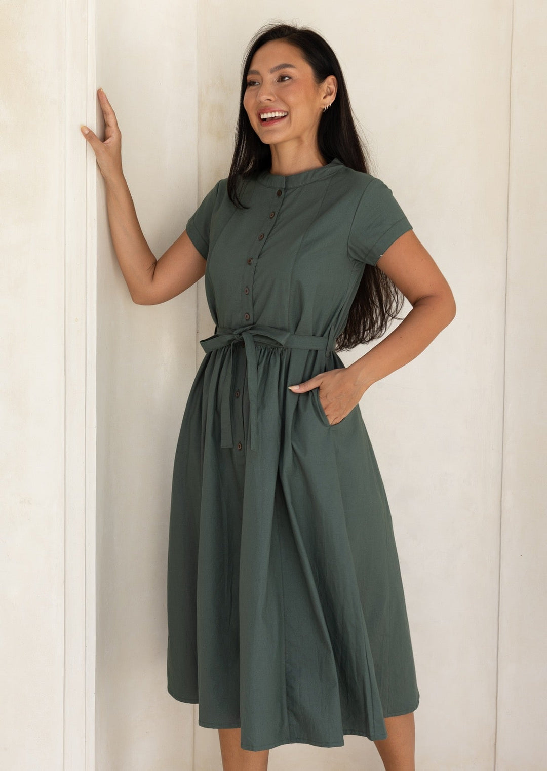 Bridget | Dress Jungle Green
