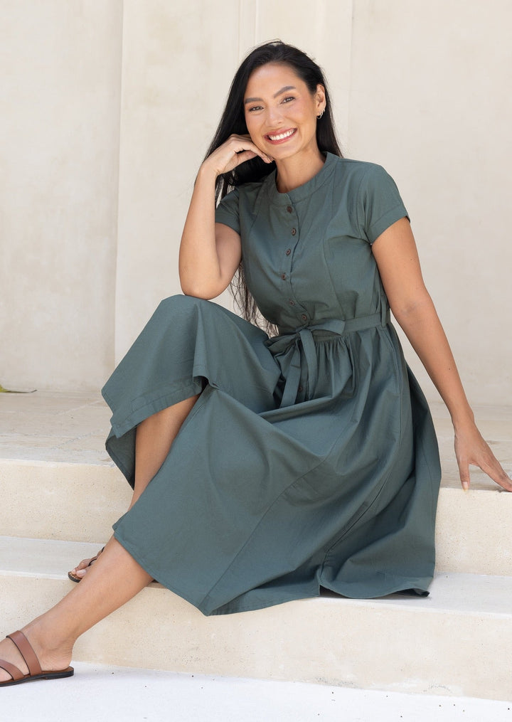 Bridget | Dress Jungle Green