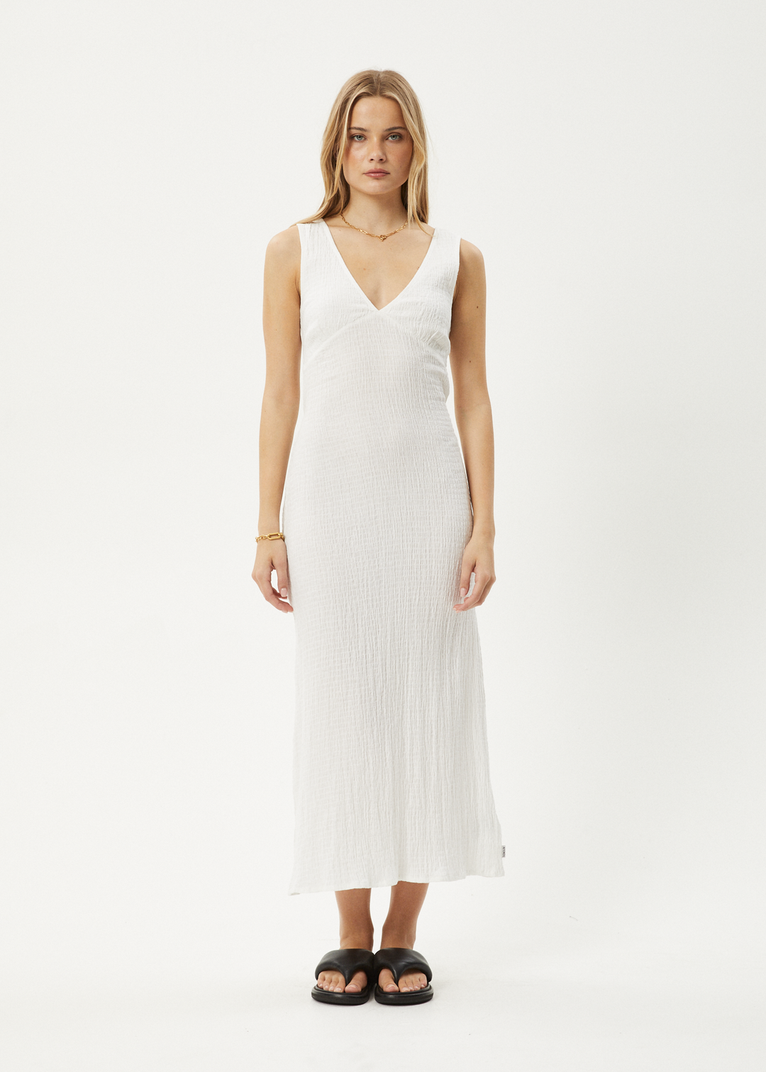 Marlowe | Seersucker Maxi Dress