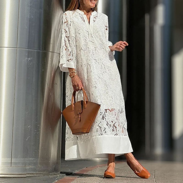 Selkie | Dress in Floral Lace