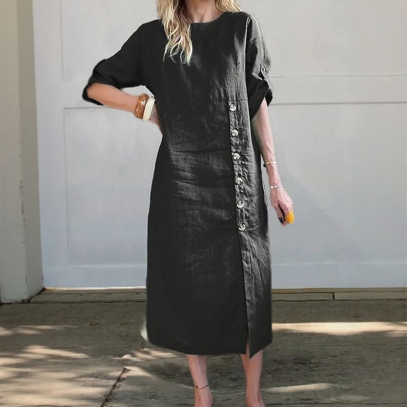 Deidre | Casual Linen Dress