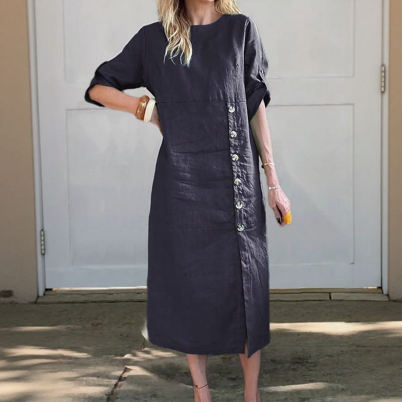 Deidre | Casual Linen Dress
