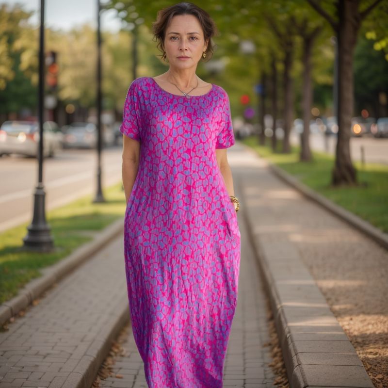 Unaí | Stylish  Dress with Vibrant Print