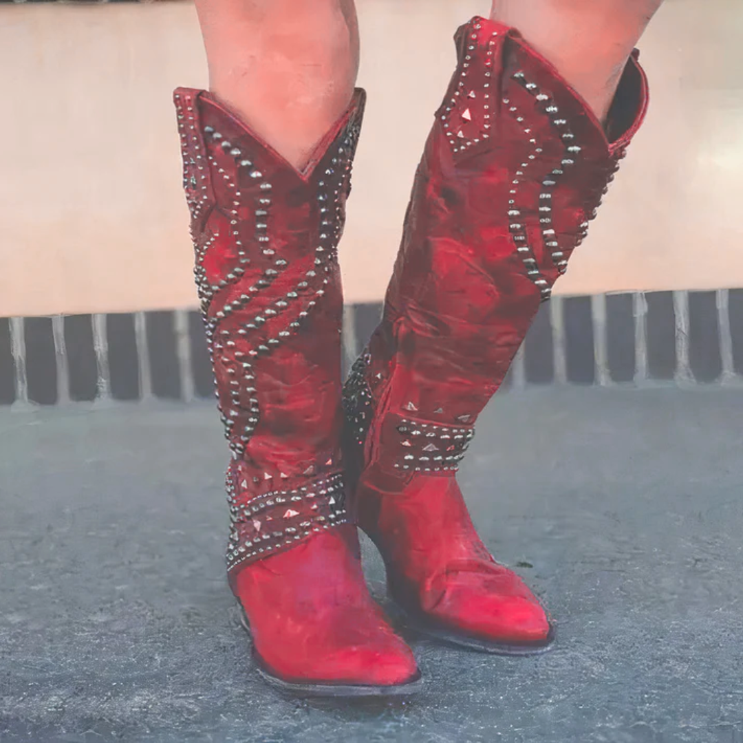 Everly | Western Knee-High Boots