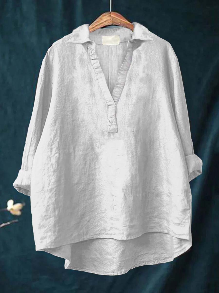 Andréa | Elegant Natural Blouse