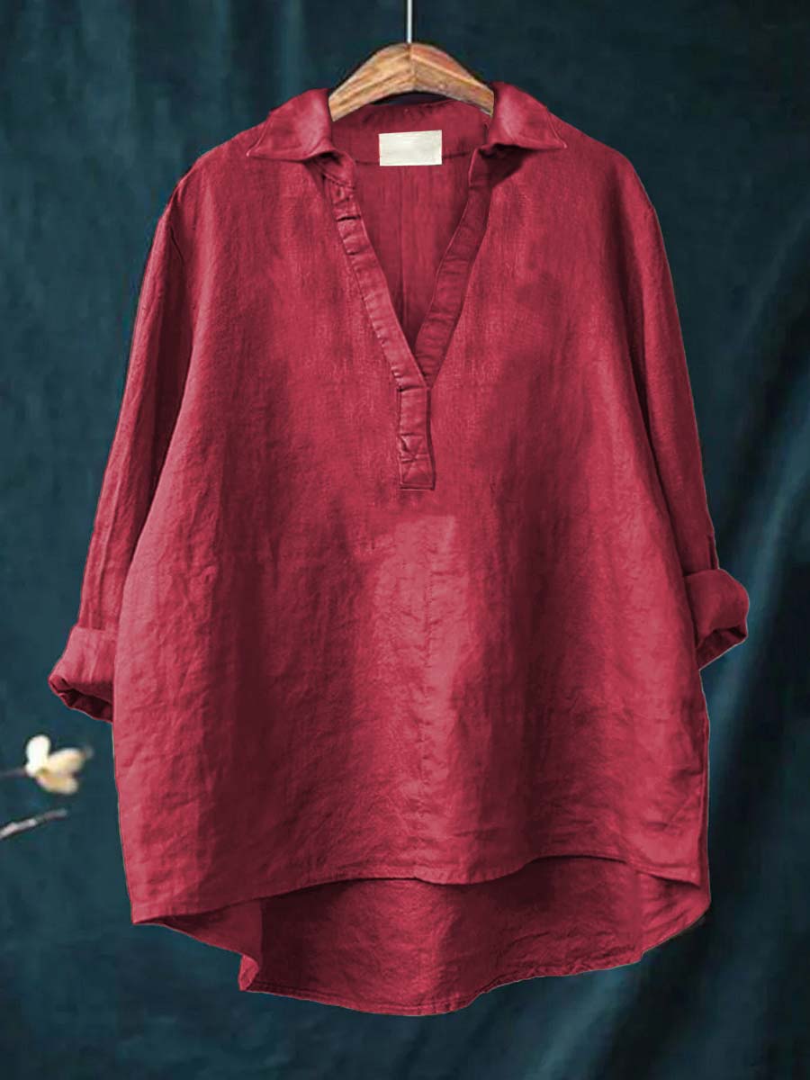 Andréa | Elegant Natural Blouse