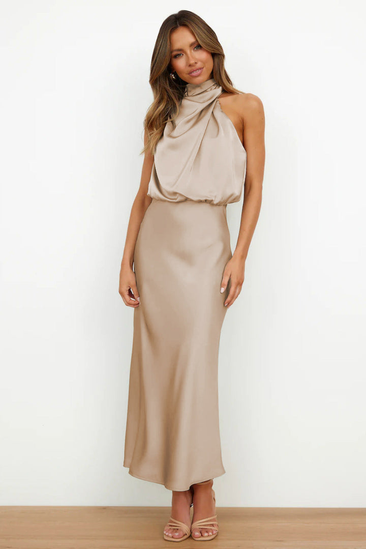 Alma | Halter Neck Dress