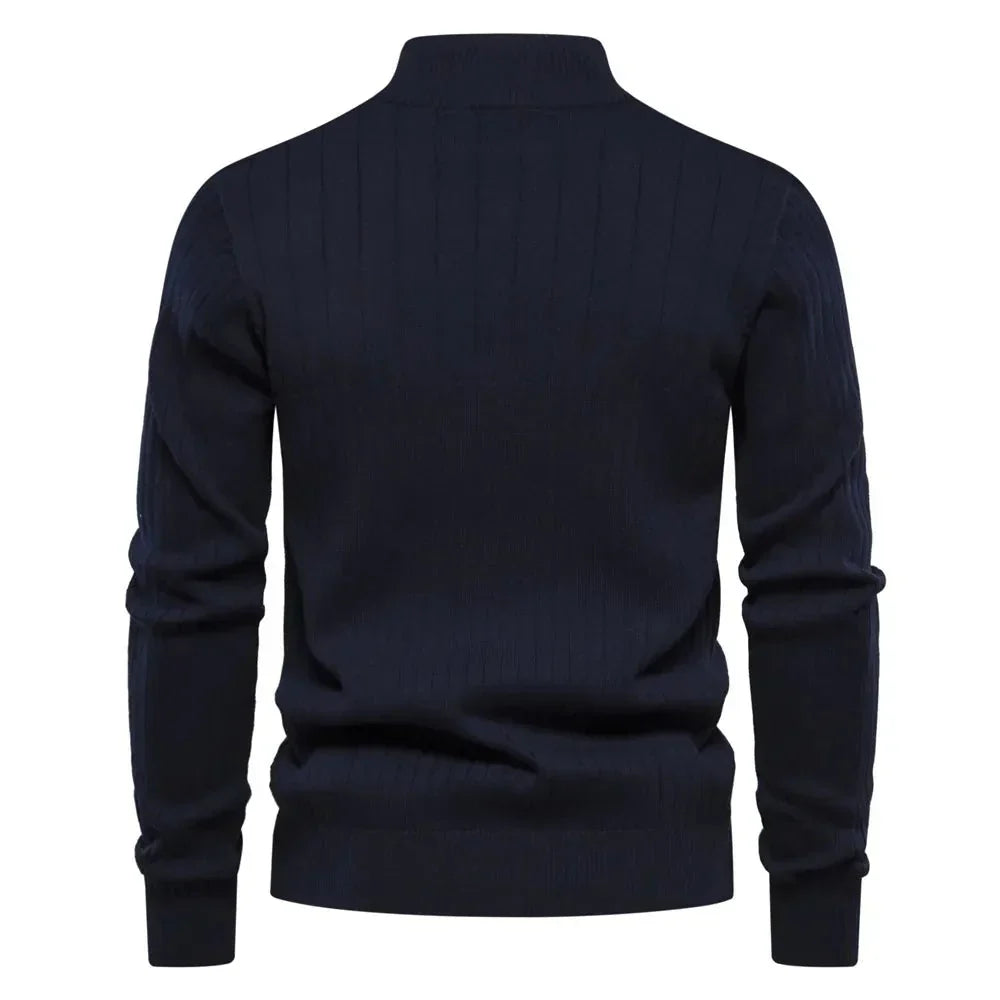 Aziel | Knitted Zip-Up Sweater