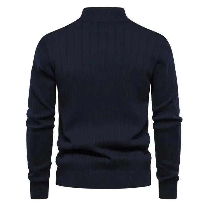 Aziel | Knitted Zip-Up Sweater