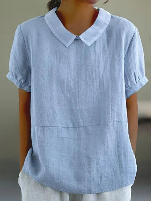 Clarissa | Relaxed Fit Collared Blouse