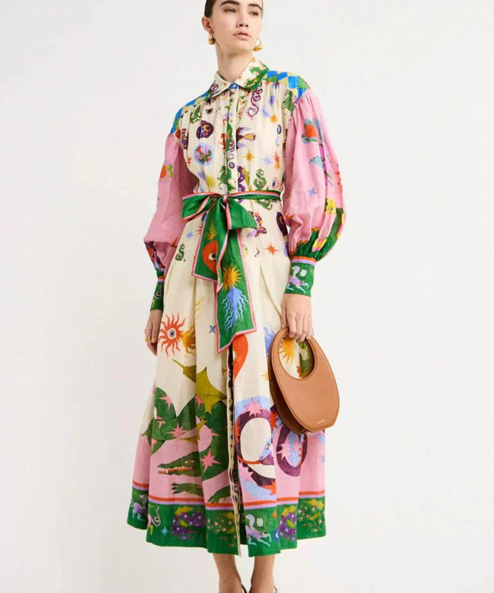 Estrella | Colourful Maxi Dress