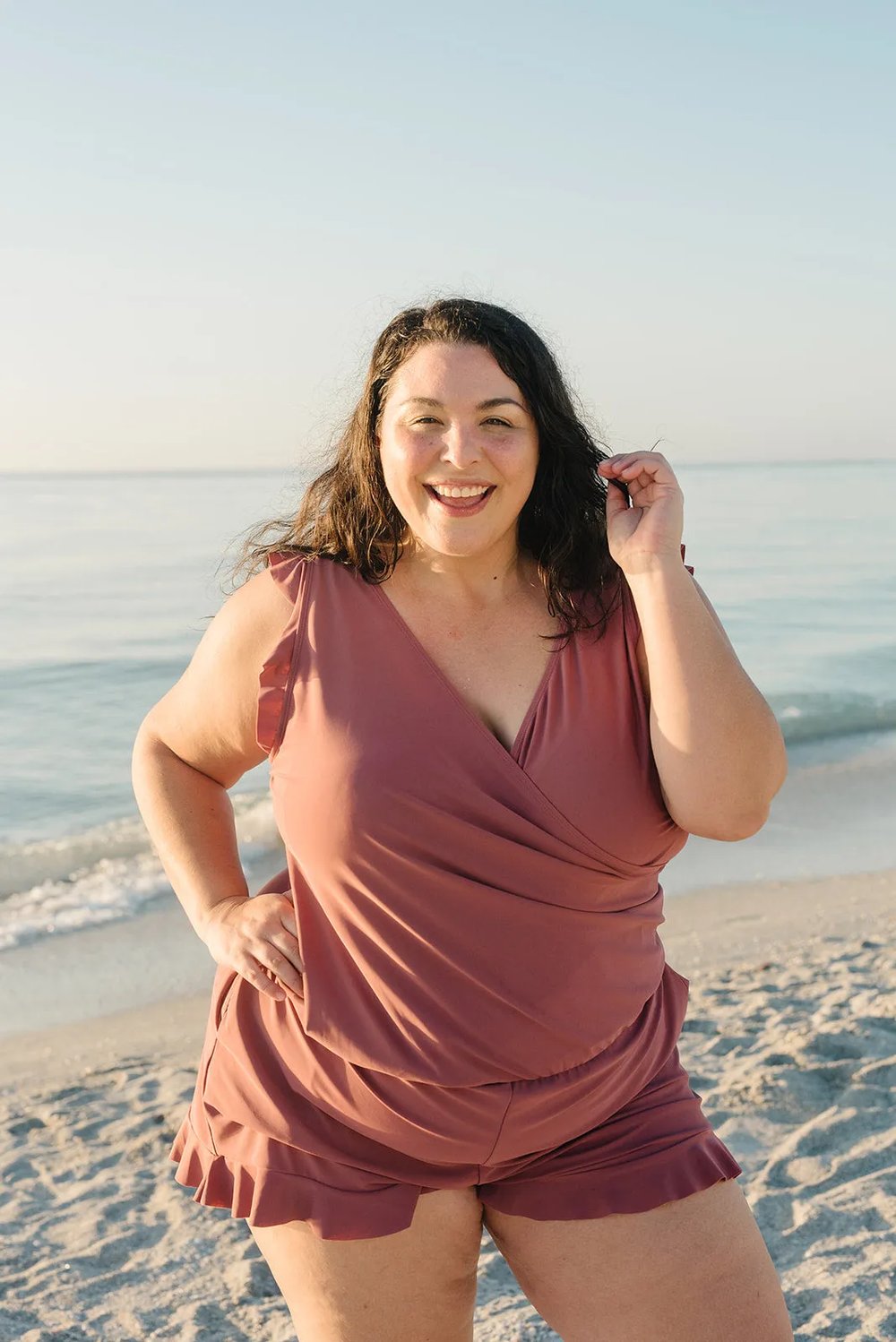 Debra | Swimsuit with Ruffles and Built-in Bra