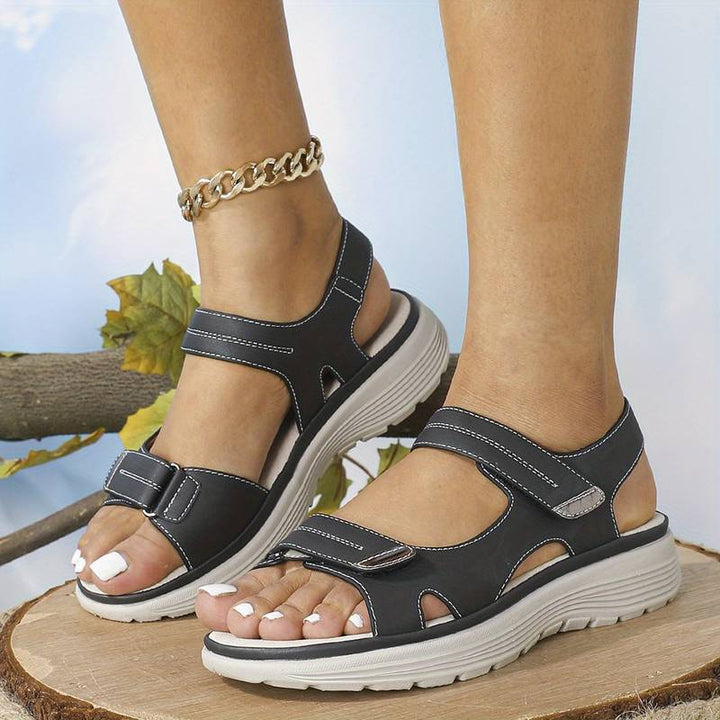 GraceWalk | Orthopedic Leather Sandals