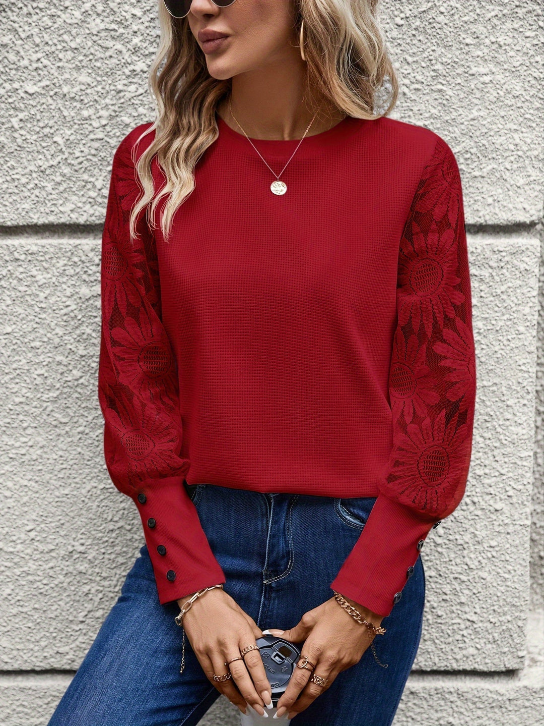 Orla | Lace Crew Neck
