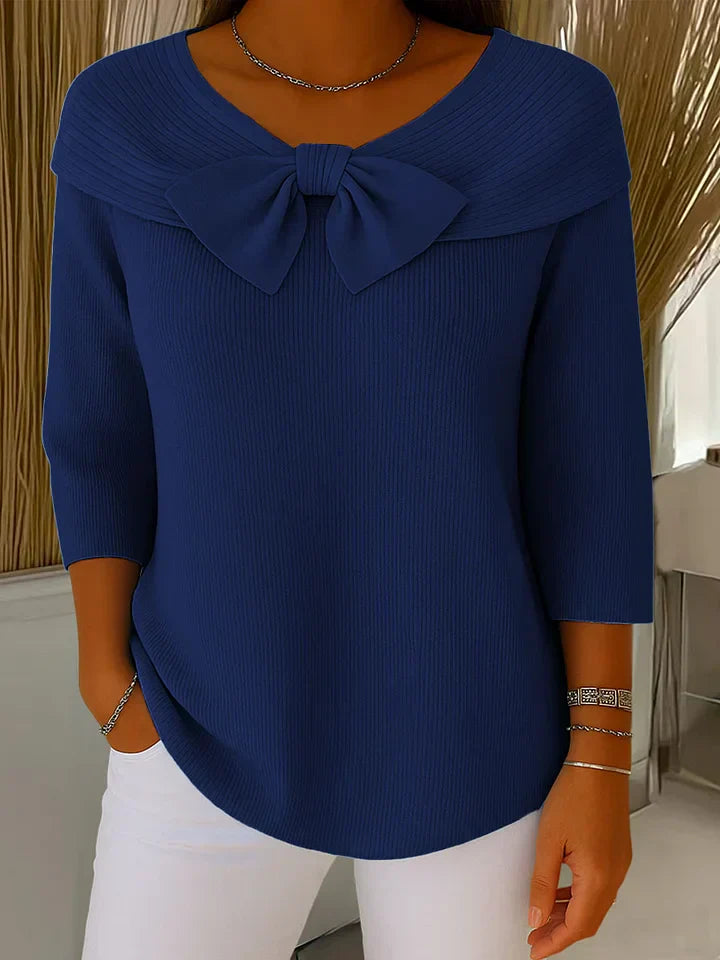 Amoura | Bow Neck Elegant Blouse