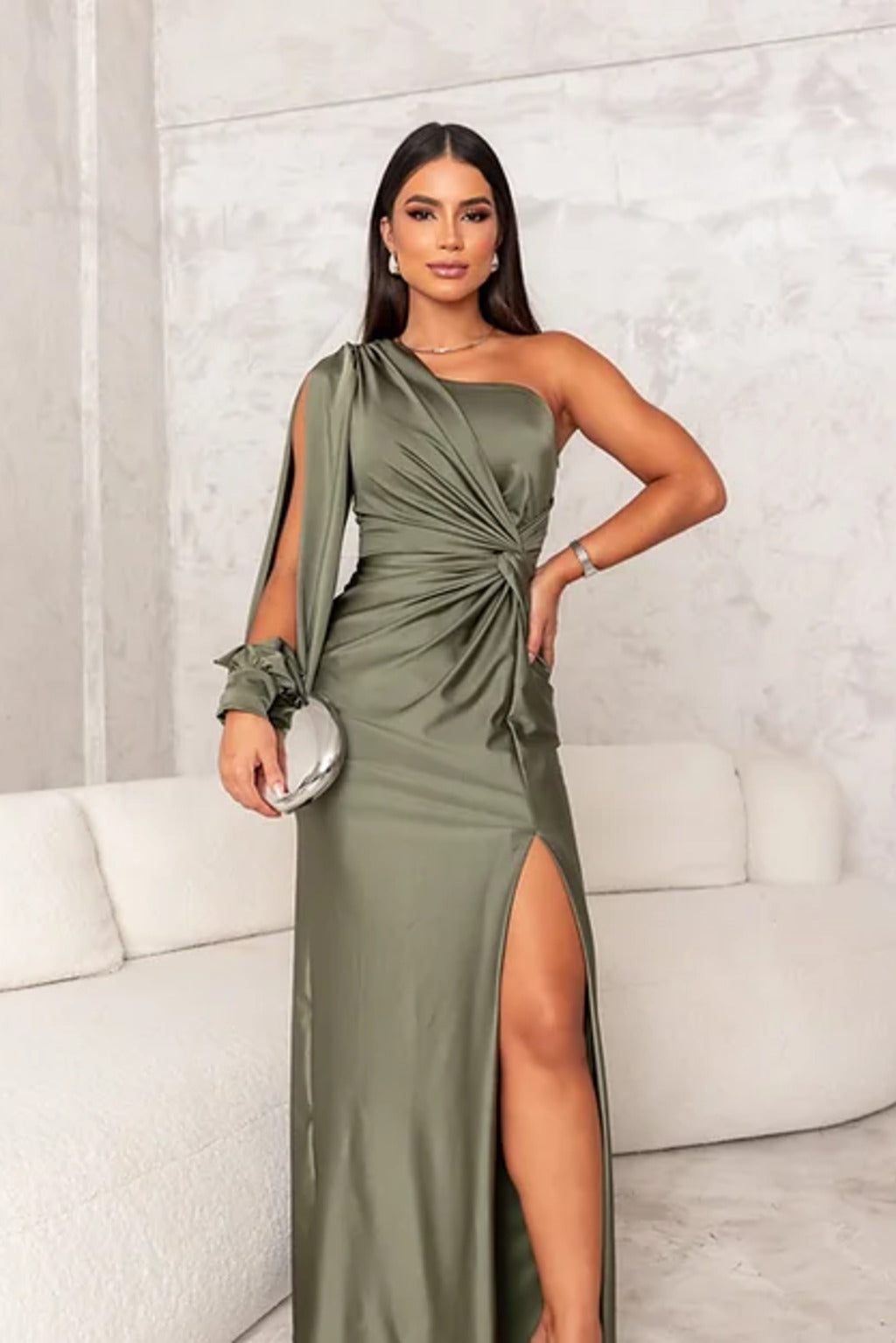 Mabel | Long Skirt Slit Dress