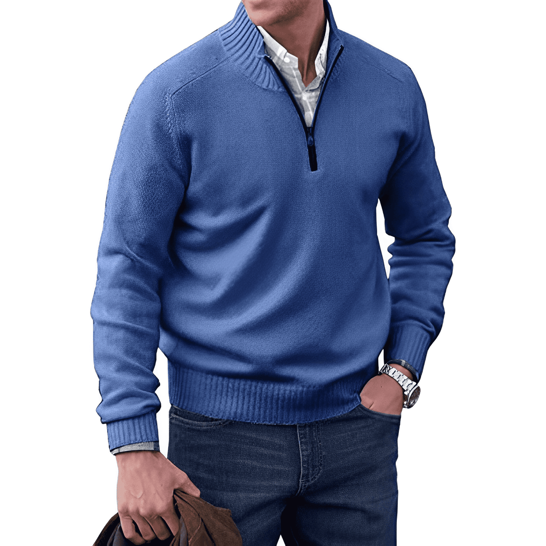 Luke™ | Polished Zip-Up Sweater
