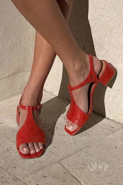 Serena Silver Sandals Low Heel