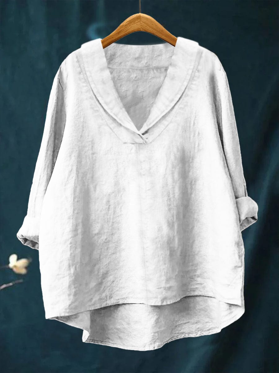 Hortense | V-Neck Fluid Blouse