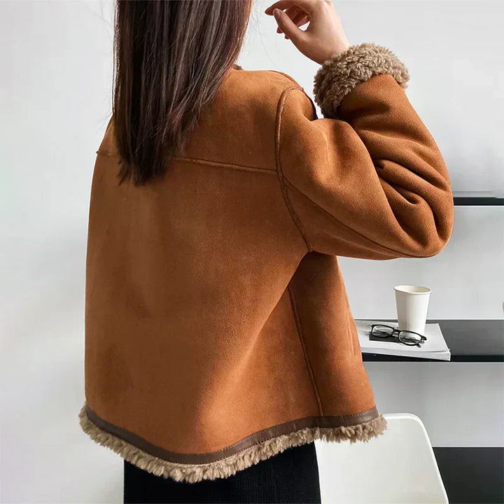 Mariella | Buttoned Sheepskin Jacket