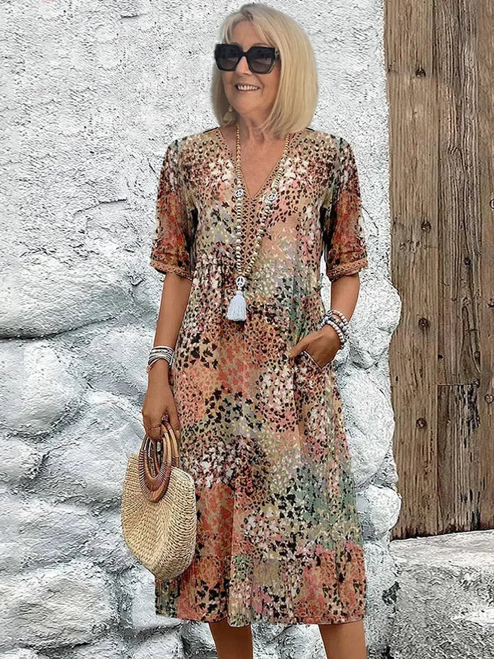 Karyl | Vibrant Mid Length Dress