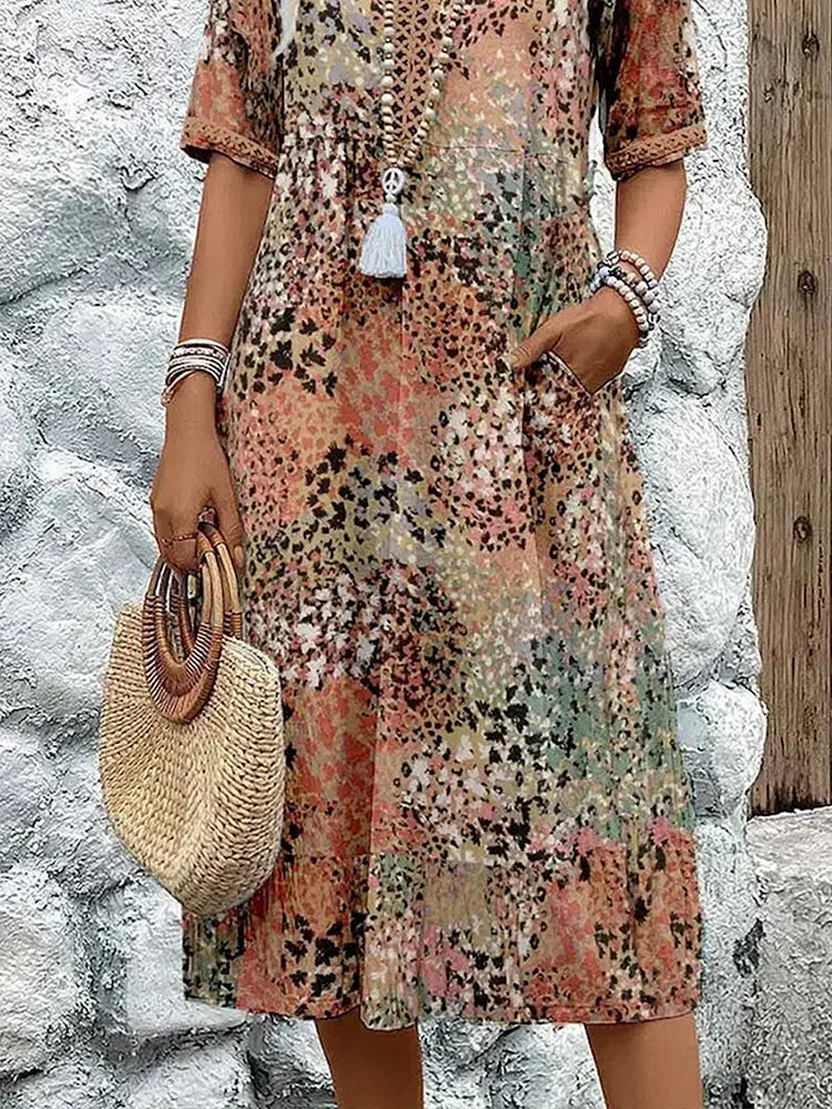 Karyl | Vibrant Mid Length Dress