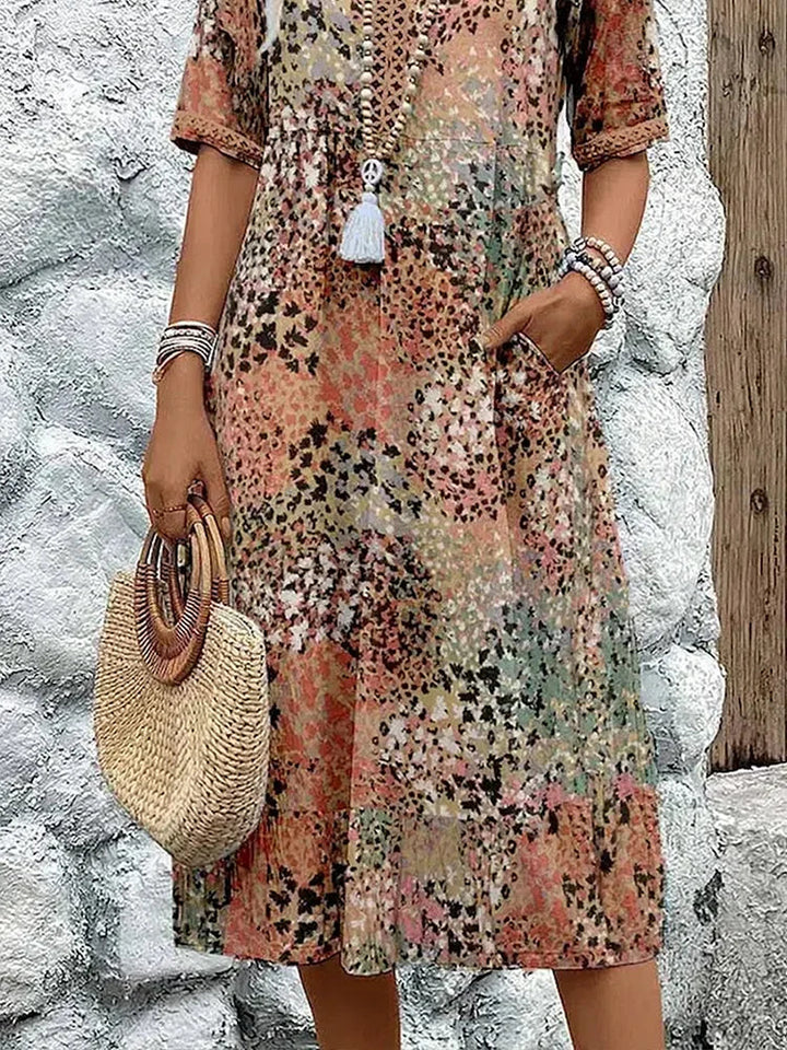 Karyl | Vibrant Mid Length Dress