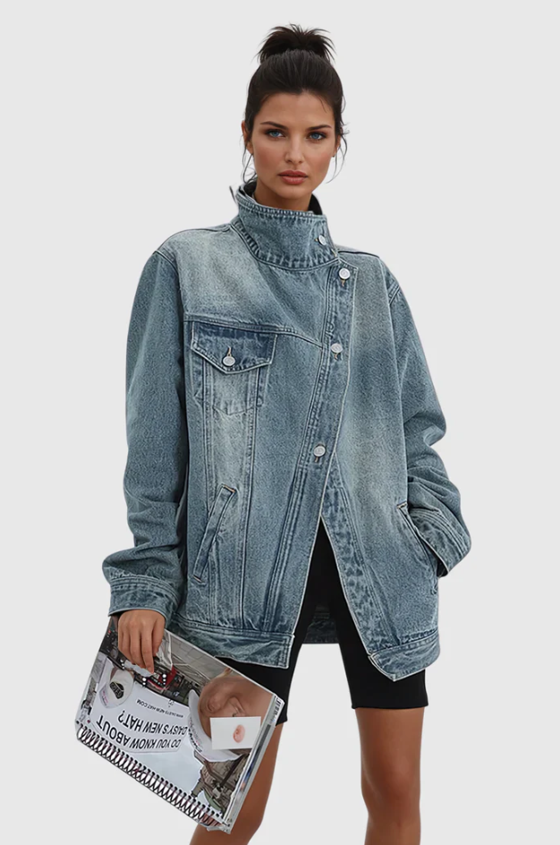Freya | Artistic Denim Jacket