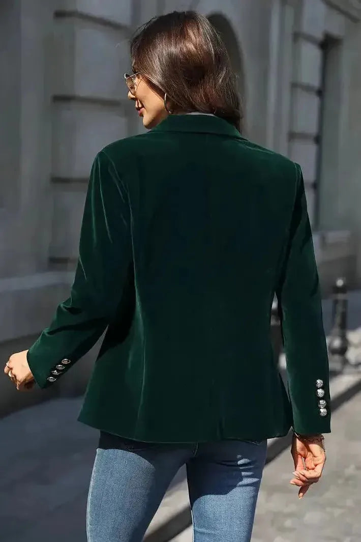 Romina | Velvet Luxe Statement Blazer