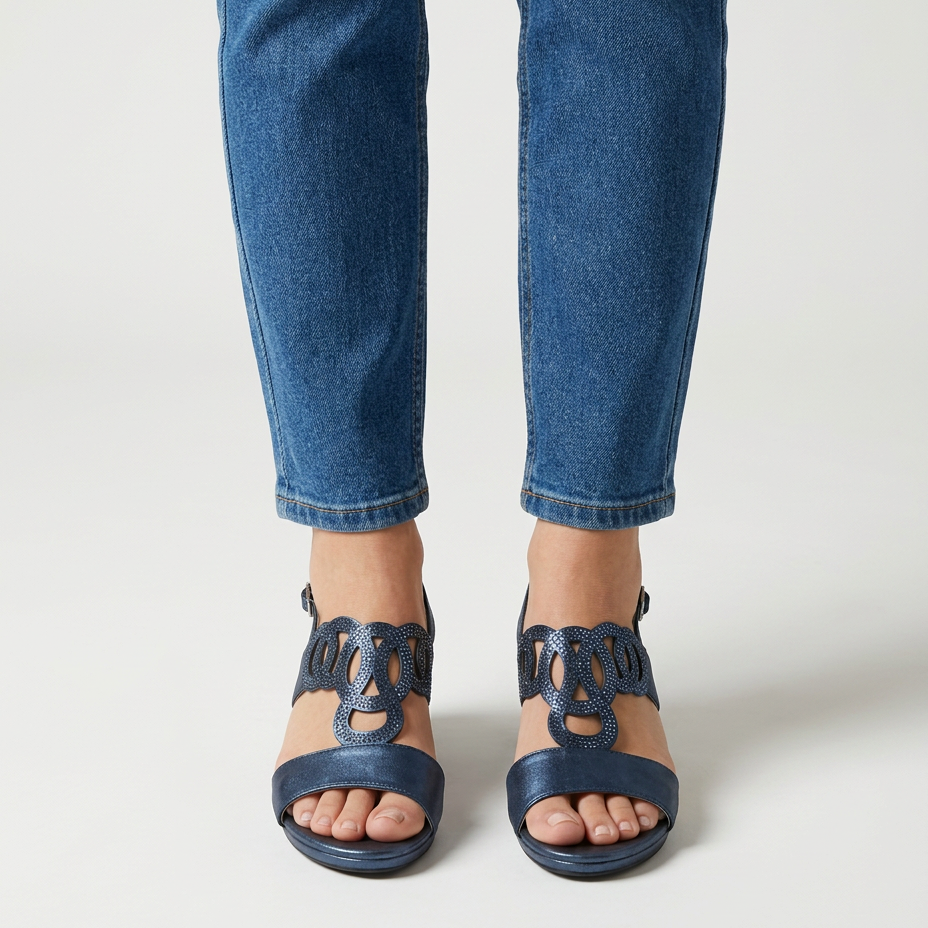 Gea - Comfortable women's sandal with heel