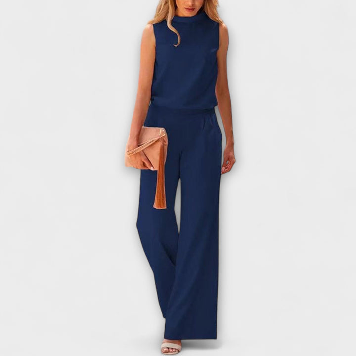 Vilma | Jumpsuit in Satin Look
